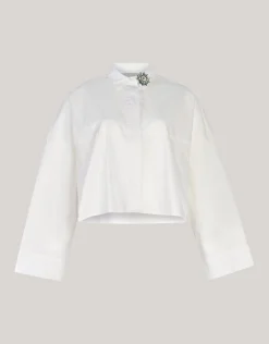 Shoeby Wijde Blouse Wit By Mieke<DAMES Blouses
