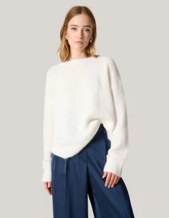 Shoeby Wrapped Trui Gebroken Wit<DAMES Truien En Sweaters