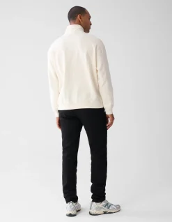 Shoeby Zip Sweater Gebroken Wit<Heren Truien En Sweaters
