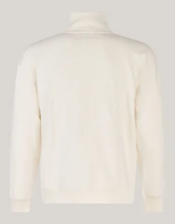Shoeby Zip Sweater Gebroken Wit<Heren Truien En Sweaters