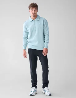 Shoeby Zipper Badge Sweater Lichtgroen<Heren Truien En Sweaters
