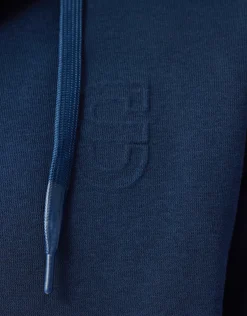 Shoeby Zipper Hoodie Donkerblauw<Heren Truien En Sweaters