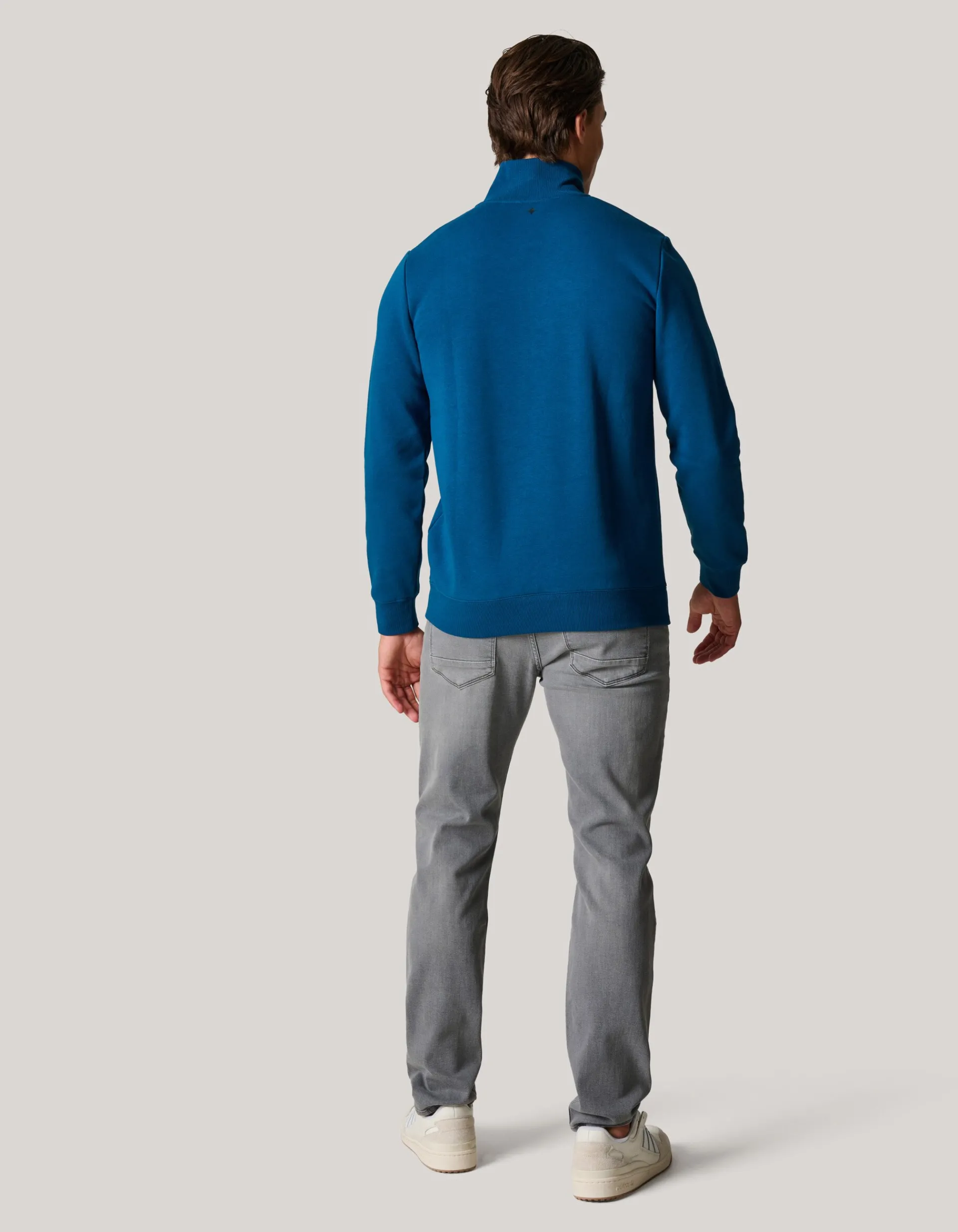 Shoeby Zipper Sweater Donkerblauw<Heren Truien En Sweaters