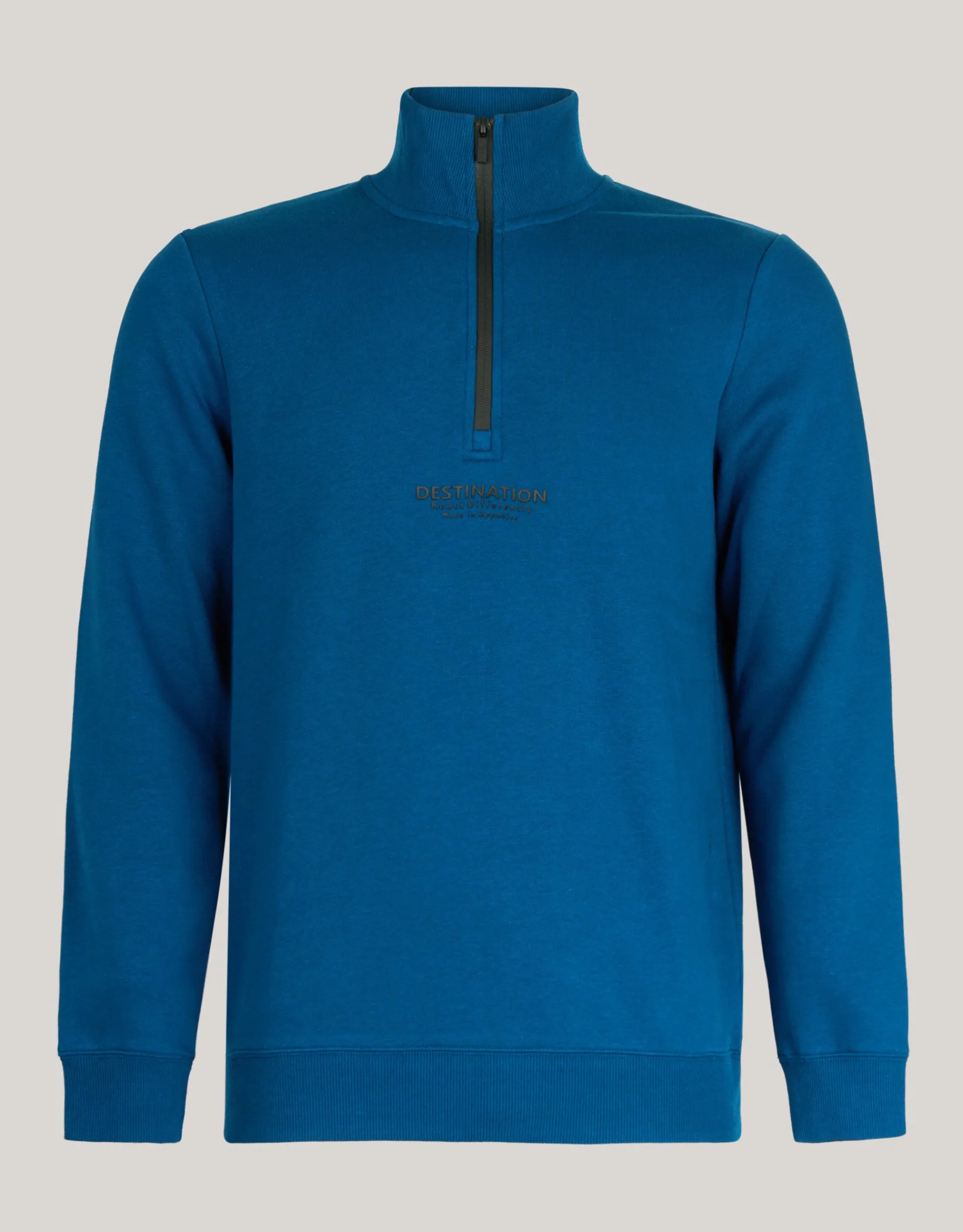 Shoeby Zipper Sweater Donkerblauw<Heren Truien En Sweaters