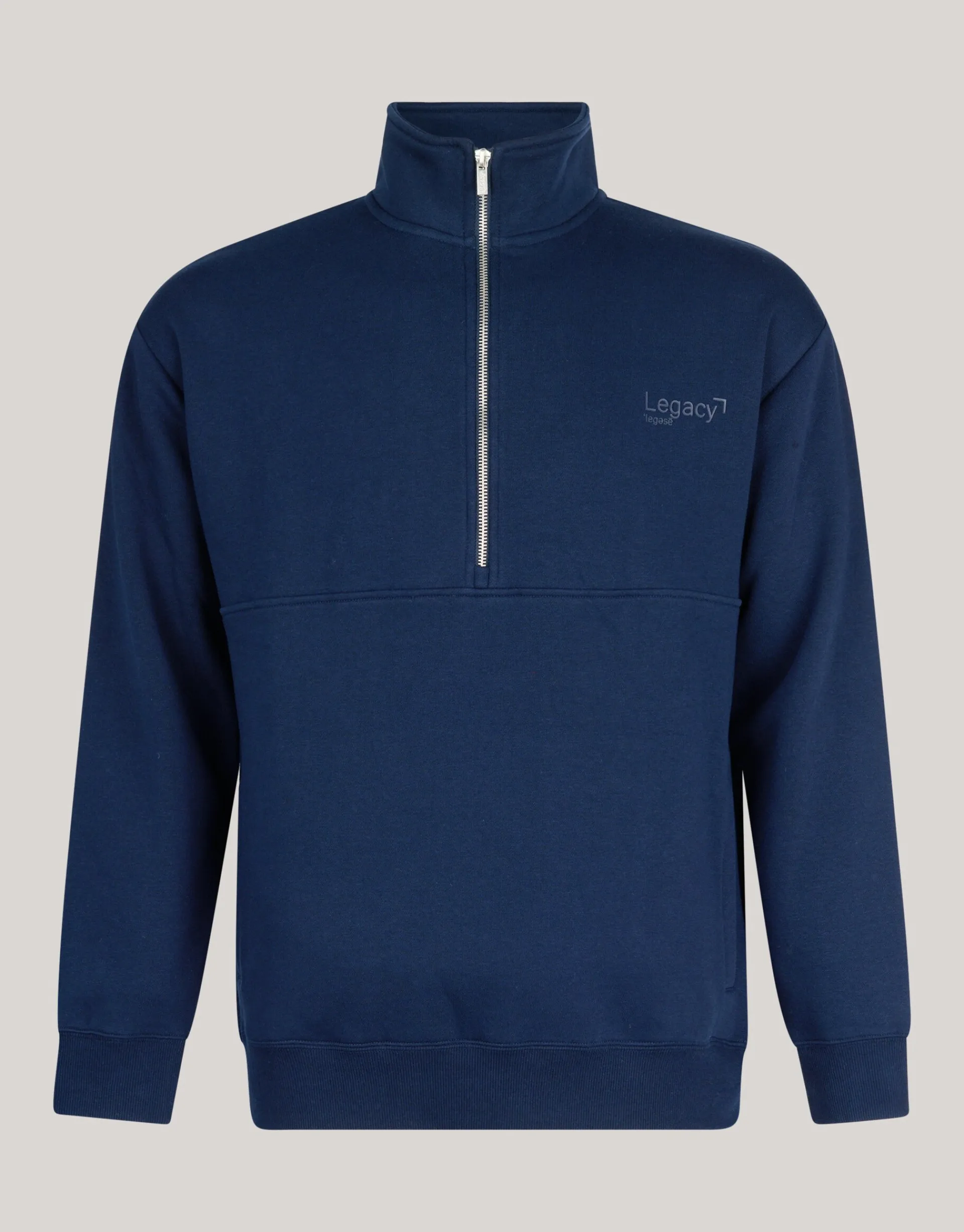 Shoeby Zipper Sweater Donkerblauw<Heren Truien En Sweaters