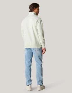 Shoeby Zipper Sweater Lichtgrijs<Heren Truien En Sweaters