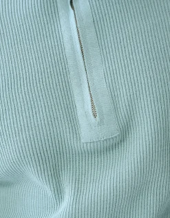 Shoeby Zipper Trui Lichtgroen<Heren Truien En Sweaters