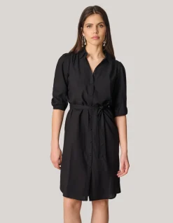 Shoeby Zwarte Midi Jurk<DAMES Jurken